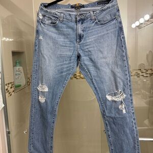 Lucky Brand Light Blue Distressed Jeans